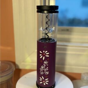 Purple Electric Wine Opener-with Rhinestone accents! NWT!